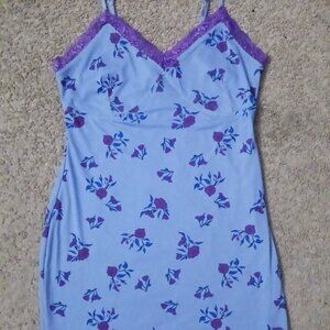 Flower Print Slip Dress